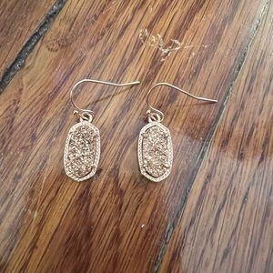 Kendra Scott rose gold crush earrings